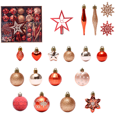 綜合造型聖誕樹掛飾組 B款, 混合顏色