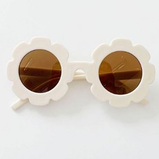 Dolphin whale 孩童素色花朵造型框太陽眼鏡