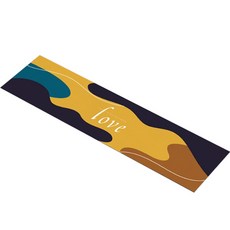 Air鵝卵石插畫鋼琴頂部墊 40 x 180 cm, TYPE 08, 1個