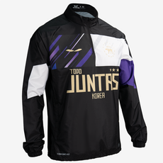 JUNTAS 印花防風半拉鍊T恤