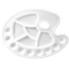 便攜式油畫調色板 P124 1型, 1個, 14格