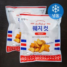 맛잇동 7 웨지컷 반달감자 (냉동), 2개, 400g