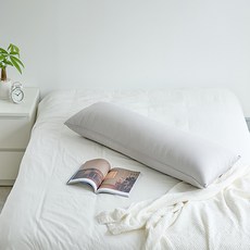 SLEEP&SLEEP 素色長形靠枕, 灰色