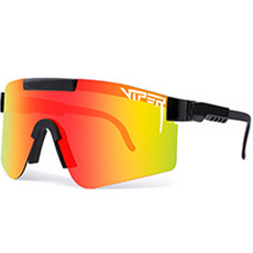 피트바이퍼 대형 프레임 스포츠 선글라스, C07, 1개