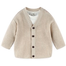 milk mile 孩童針織開襟外套