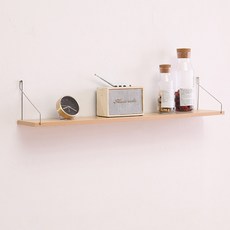 코메리 B0501 벽걸이 선반, 16 원목