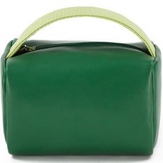 Blue Season 方形托特防水軟皮革化妝包