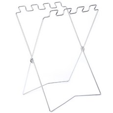 可折疊垃圾袋支架, 銀, 1個