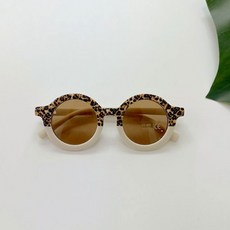 Dolphin whale 孩童豹紋拼色太陽眼鏡