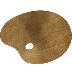 油漆特殊木質橢圓形調色盤 03 30*40cm, 1個