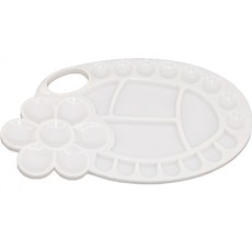 水彩畫梅花形狀調色盤 05, 26格, 1個