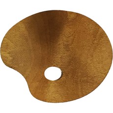 油漆特殊木質橢圓形調色盤 02 25*30cm, 1個