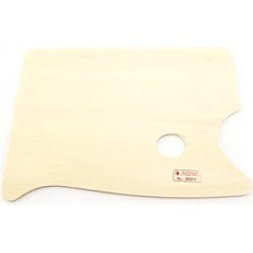 木質魚形油畫調色盤 03 大, 1個