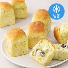 서울브레드 모닝 바질 올리브 치즈 식빵 8개입 (냉동), 1개, 480g