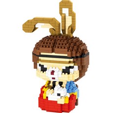 LBOYU 인디언토끼 나노블럭 7187A, 혼합색상, 1개