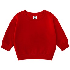 KIDSCREW 兒童素色大學T