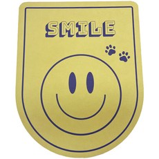 반려동물 dnd 와우 펫 식기매트 40 x 50 cm, 옐로우, 1개