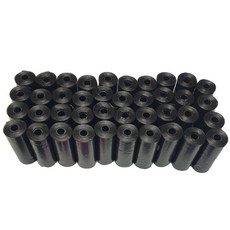 PETCA 寵物撿便袋 Footbag 補充包 15入, 40個, 黑色