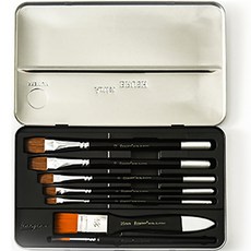 giorgione 貝利安丙烯酸油水彩刷黑色7種, S, 1個