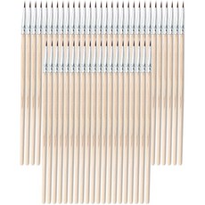 Bellian 微細筆刷 細毛筆 0.8cm 0號 100p 組, S, 1套