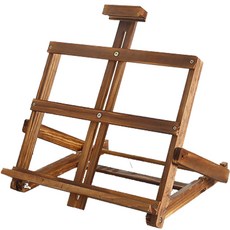 Belrian桌上型文件夾型可調角度實木畫架 核桃木