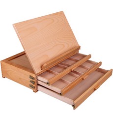 Bellyan書桌3層抽屜文件夾型畫架