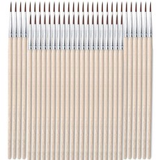 Bellian 微細筆刷 細毛筆 1.2cm 00號 100入組, S, 1套