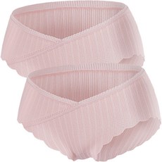 孕婦春季V字低腰內褲 2入