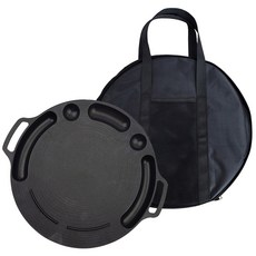 電磁爐適用多功能雙耳不沾韓式分格烤盤+專用收納包組, 1套, 38cm