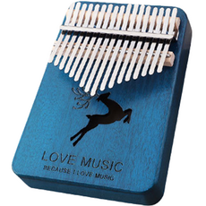 SL Dream 17音階卡林巴琴 鹿 藍色