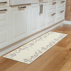 니토리 PVC 주방매트, 더블플라워, 1개