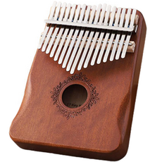 SL Dream 17音階拇指琴 蝴蝶花 樹木色