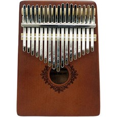 藍桶桃花心木 17 音階原聲卡林巴套組棕色