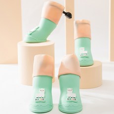 파스텔펫 반려동물 입체 하이탑 레인부츠, 알파카, 1개
