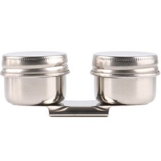 密封型油畫用雙格油壺 02 小型