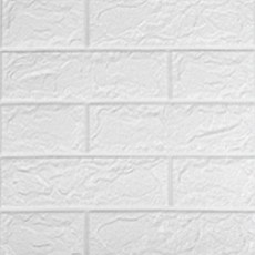 Blue Marina單色泡棉塊 3mm, 白色的, 1個