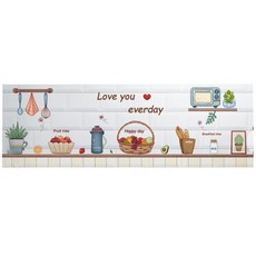 Yeso Deco 室內廚房裝飾貼紙 水果籃, 1個