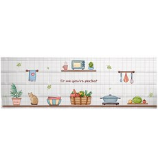 Yesso室內廚房裝飾貼紙 04 貓與籃子 低型, 1個