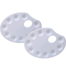 C-Tonic 附把手調色盤 白色, 2個, 10格