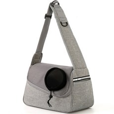 DOGnCATs 寵物透氣網眼側背包 S038, 灰色