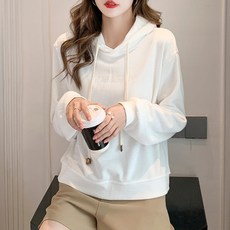 MEICHEL 秋冬日常連帽領修身長袖T恤 01282