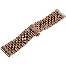 NUART 智慧手錶 禧年金屬錶帶 20mm, 玫瑰金