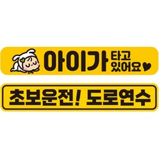 JEJEDECO 車用新手駕駛可拆卸彩色高亮度反光磁吸貼紙 2款 Large 280 x 50 mm 套組 C280, 1套, CB012 + CC026