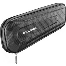 Rock Bros 自行車車架底部硬殼包 B66, 黑色, 1個