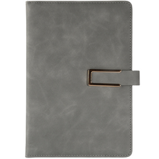 Onmaker商務皮革封面日記本 A5, 灰色