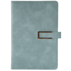 Onmaker商務皮革封面日記本 A5, 天藍色