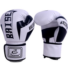 個性十足 柔術 拳擊 格鬥 訓練 對打 手套 左右一副, 白色