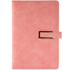 Onmaker商務皮革封面日記本 A5, 粉色的
