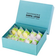 RAMPAL LATOUR 歐巴拉朵 玫瑰香皂 100g 4入+薰衣草香皂 100g 3入+桃子香皂 100g 3入, 1組