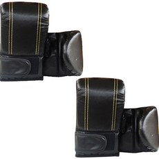 拳擊格鬥技踢拳擊對打訓練手套 雙手 2組, 黑色